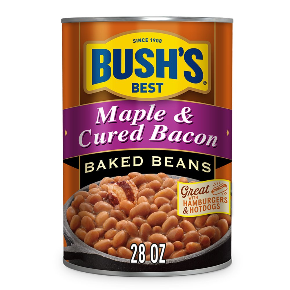 Bush's Best Maple Cured Bacon Baked Beans - Shop Beans & Legumes At H-E-B