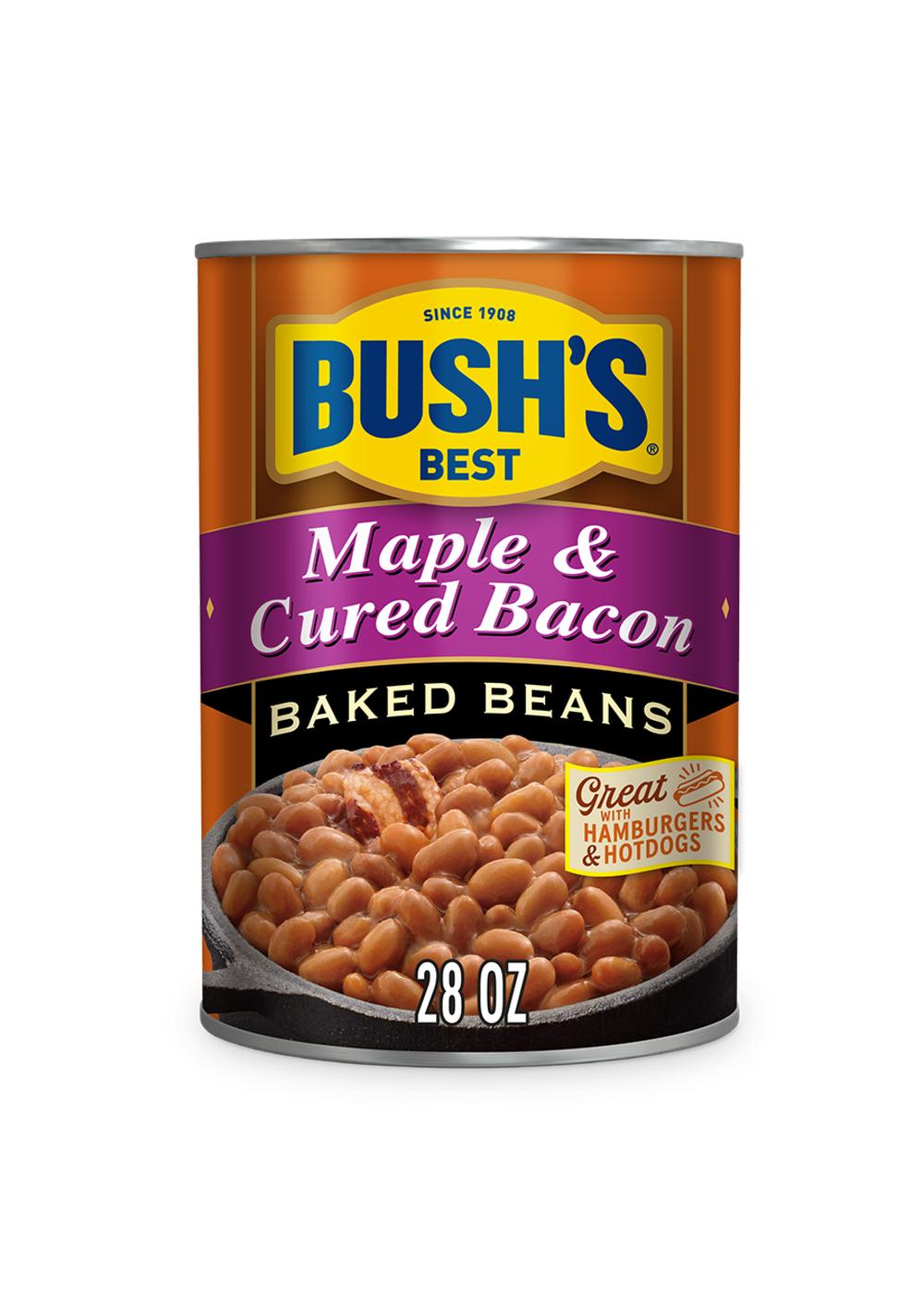 Bush's Best Maple Cured Bacon Baked Beans; image 1 of 3