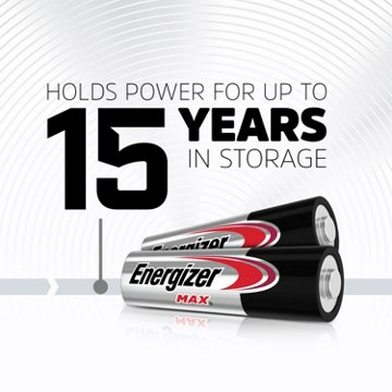 Energizer MAX AA Alkaline Batteries, 8 pk