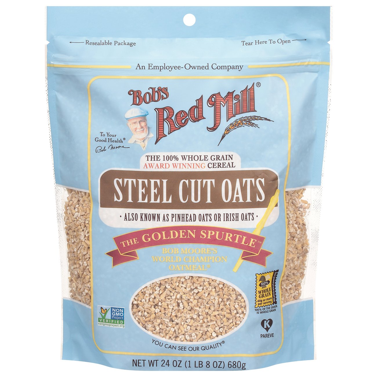 mønster Klimatiske bjerge Ufrugtbar Bob's Red Mill Steel Cut Oats - Shop Oatmeal & Hot Cereal at H-E-B