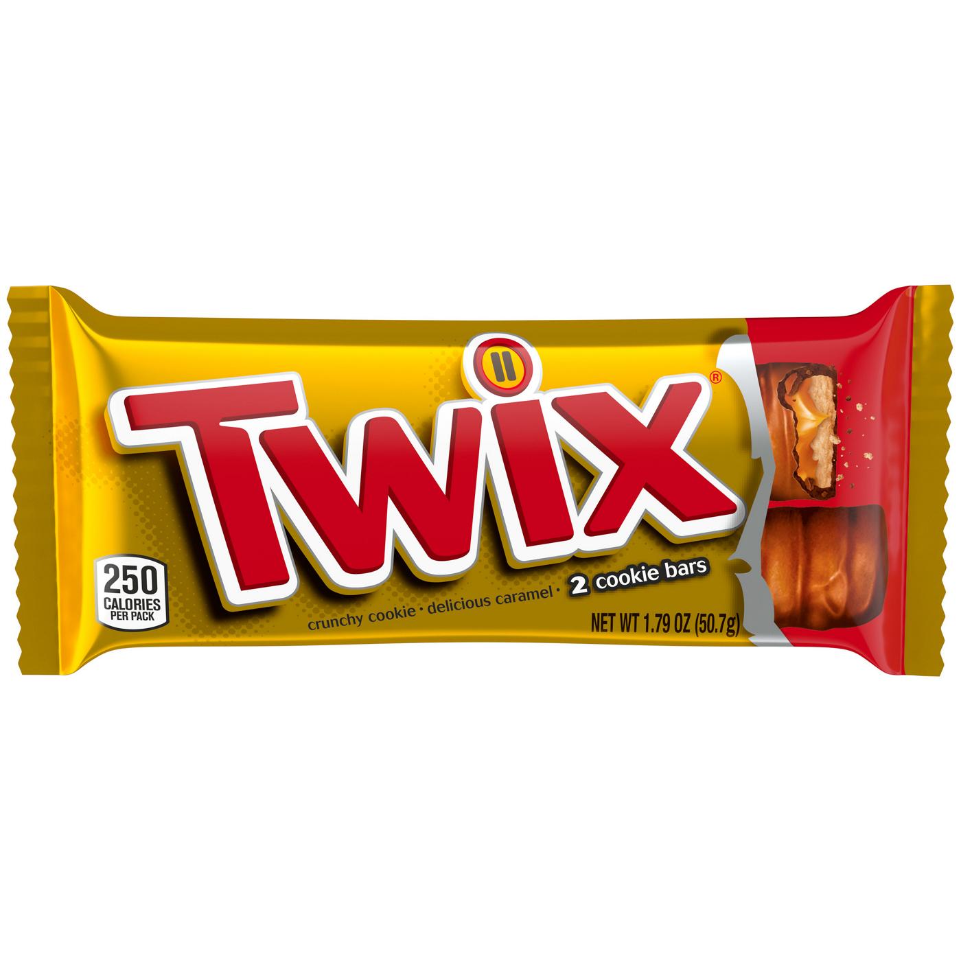 Twix Caramel Chocolate Cookie Candy Bar; image 1 of 7