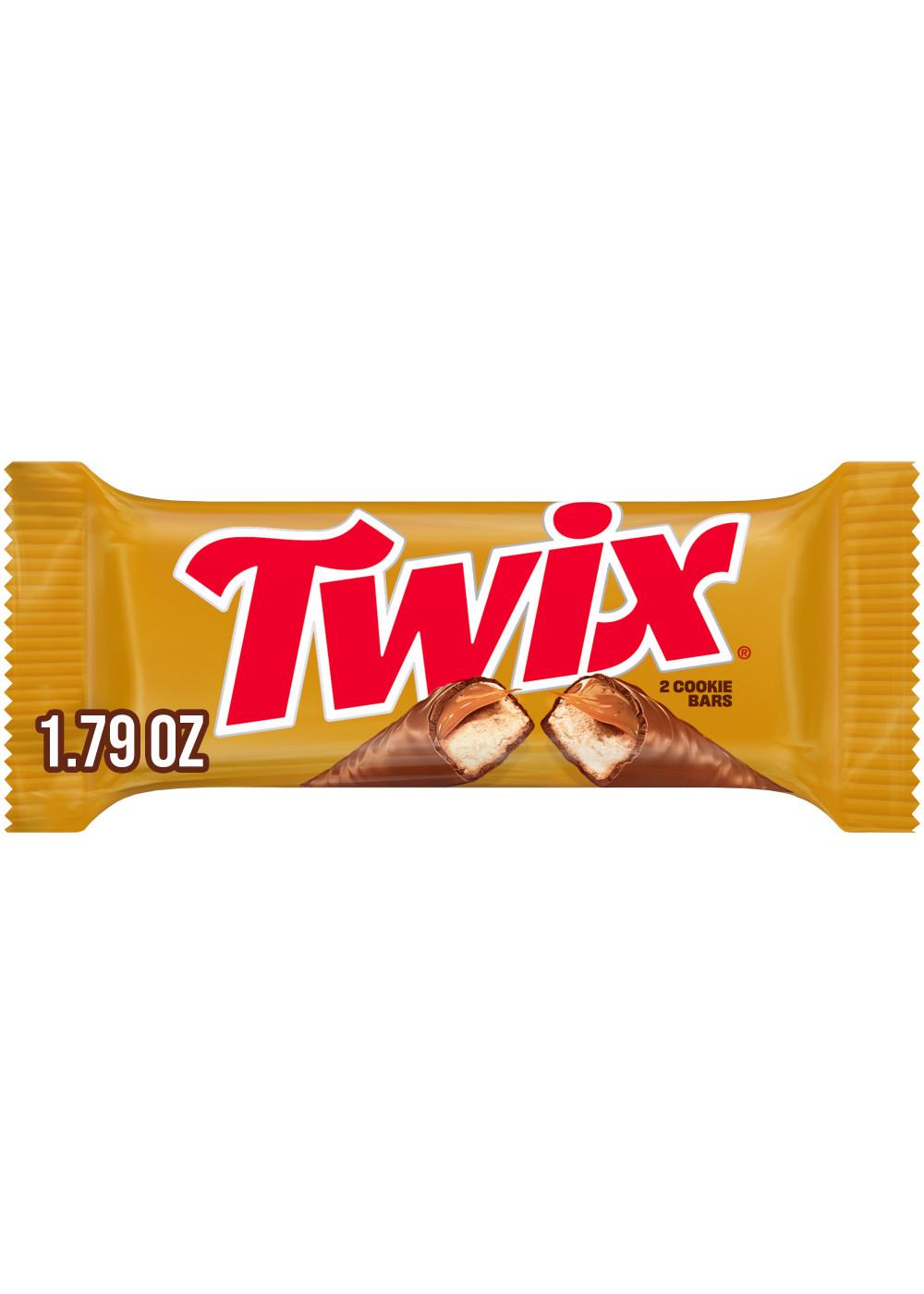 Twix Caramel Chocolate Cookie Candy Bar; image 1 of 10