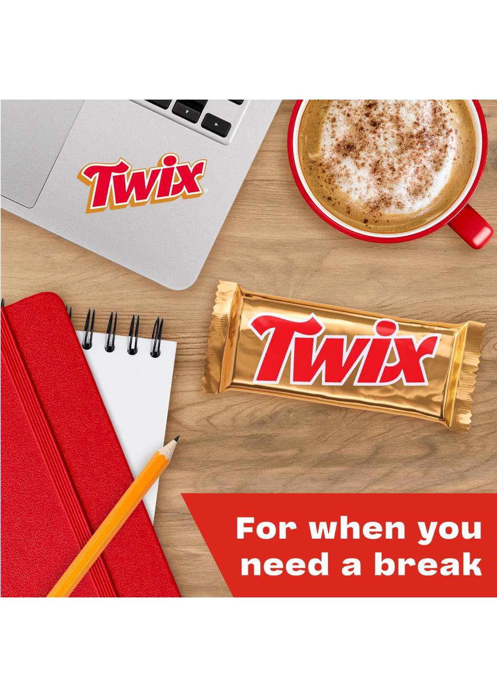 Twix Caramel Chocolate Cookie Candy Bar; image 3 of 10