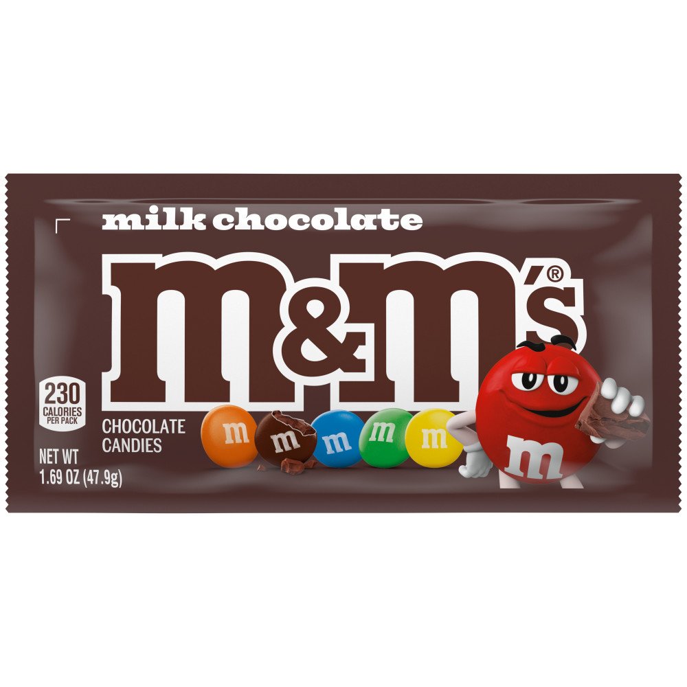 M M S Milk Chocolate Candies Single Size Shop Candy At H E B