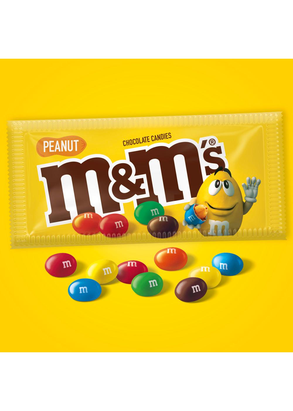 M&M's® Peanut Milk Chocolate Candies 1.74 oz. - 48/Pack
