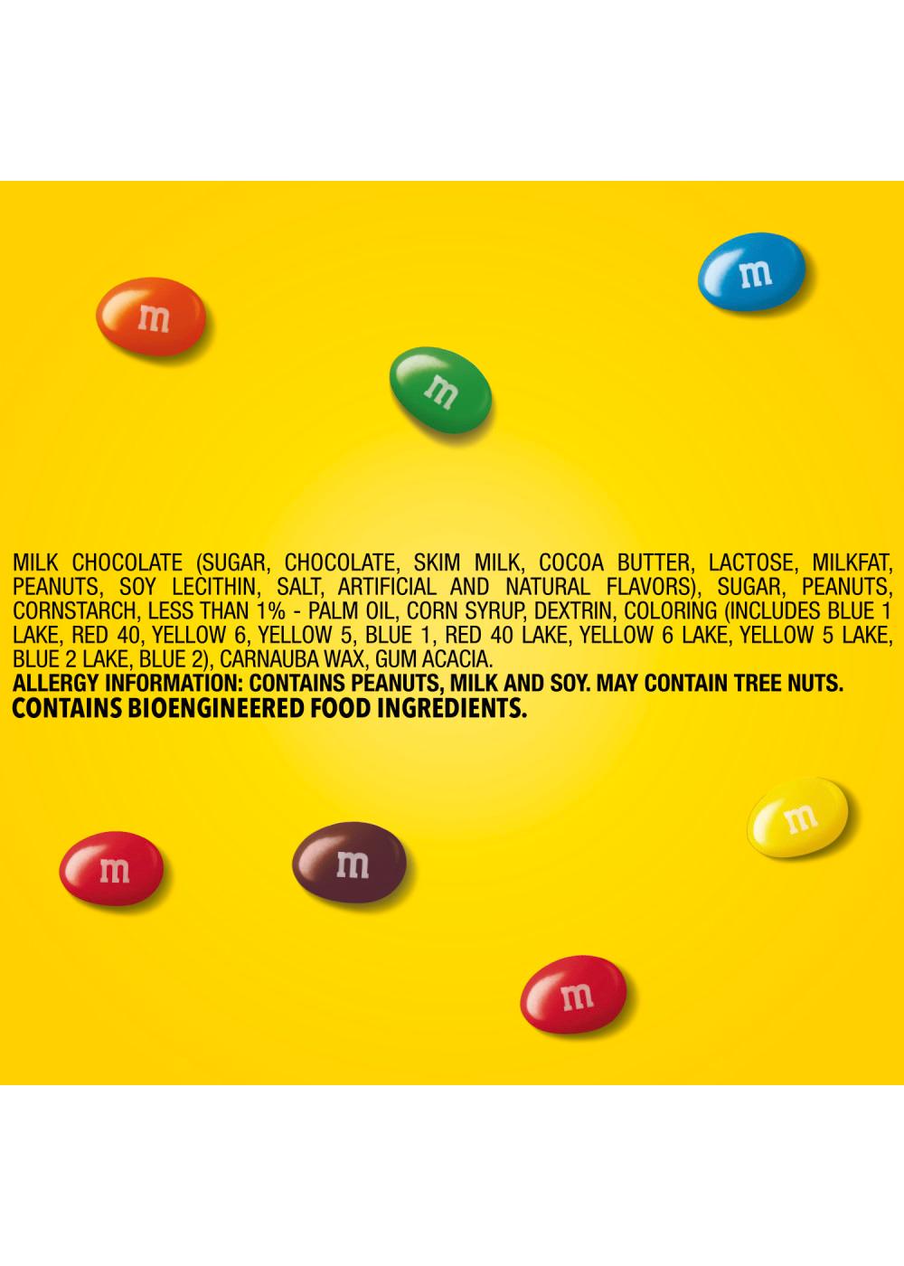 M&M'S Peanut Milk Chocolate Candy - Full Size; image 2 of 6