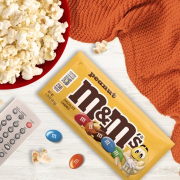 M&M'S Peanut Milk Chocolate Candy - Full Size, 1.74 oz