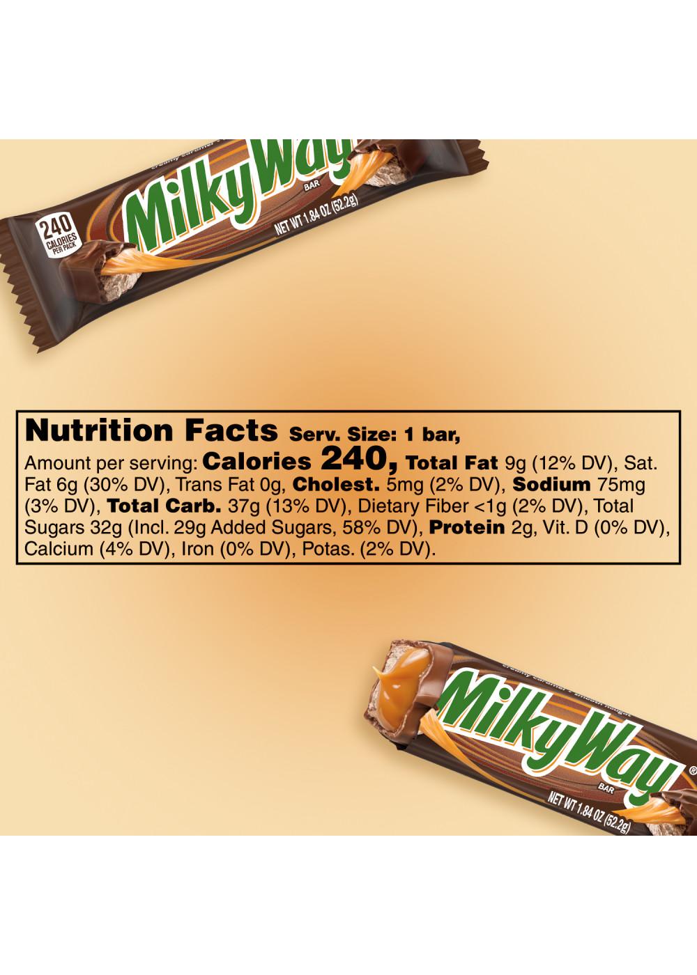 Milky Way Milk Chocolate Candy Bar - Full Size; image 5 of 10