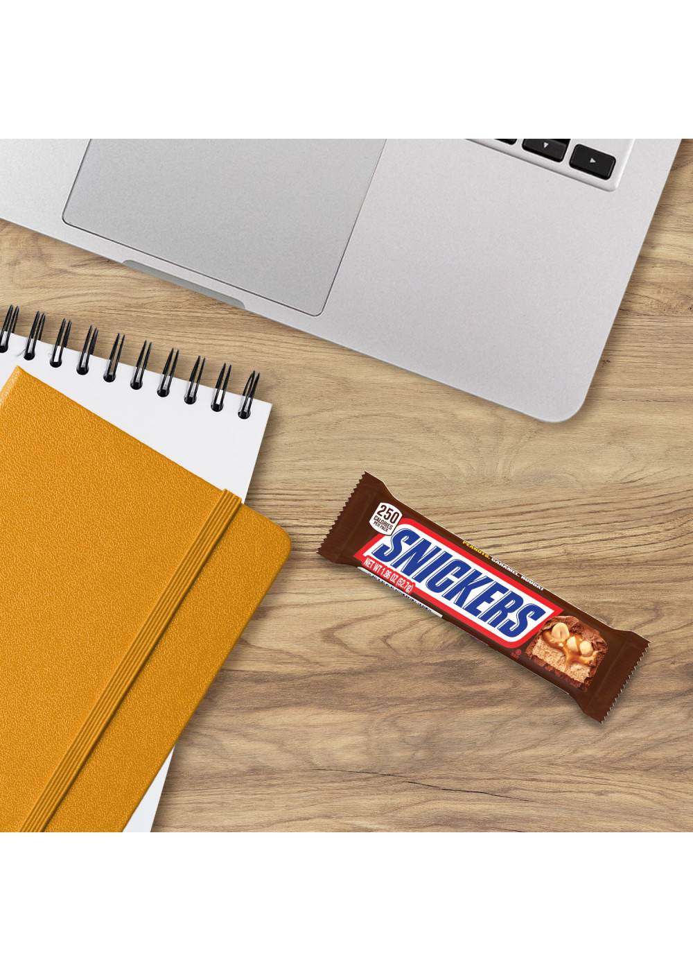Snickers Full Size Milk Chocolate Candy Bars; image 2 of 10