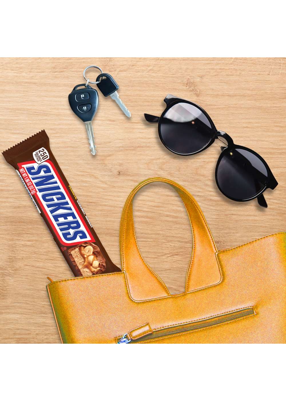 Snickers Full Size Milk Chocolate Candy Bars; image 5 of 10