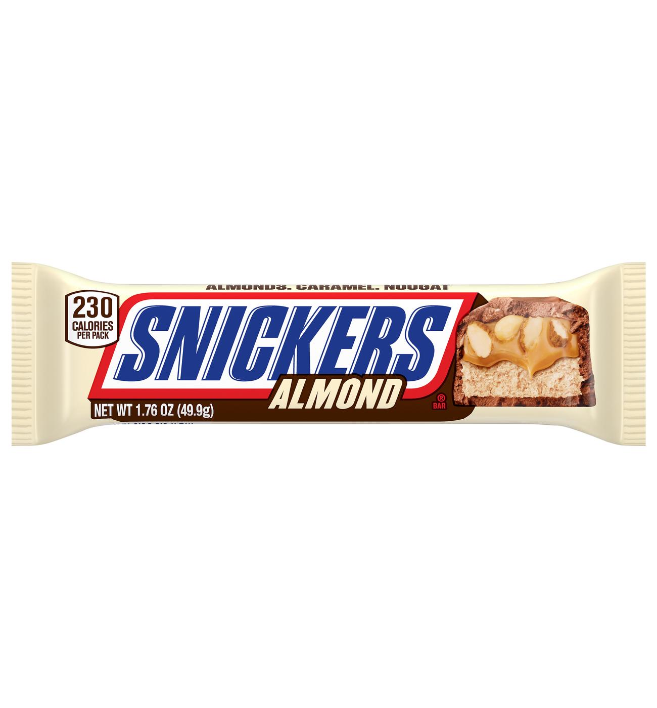 Snickers Almond Single Size Candy Bar; image 1 of 7