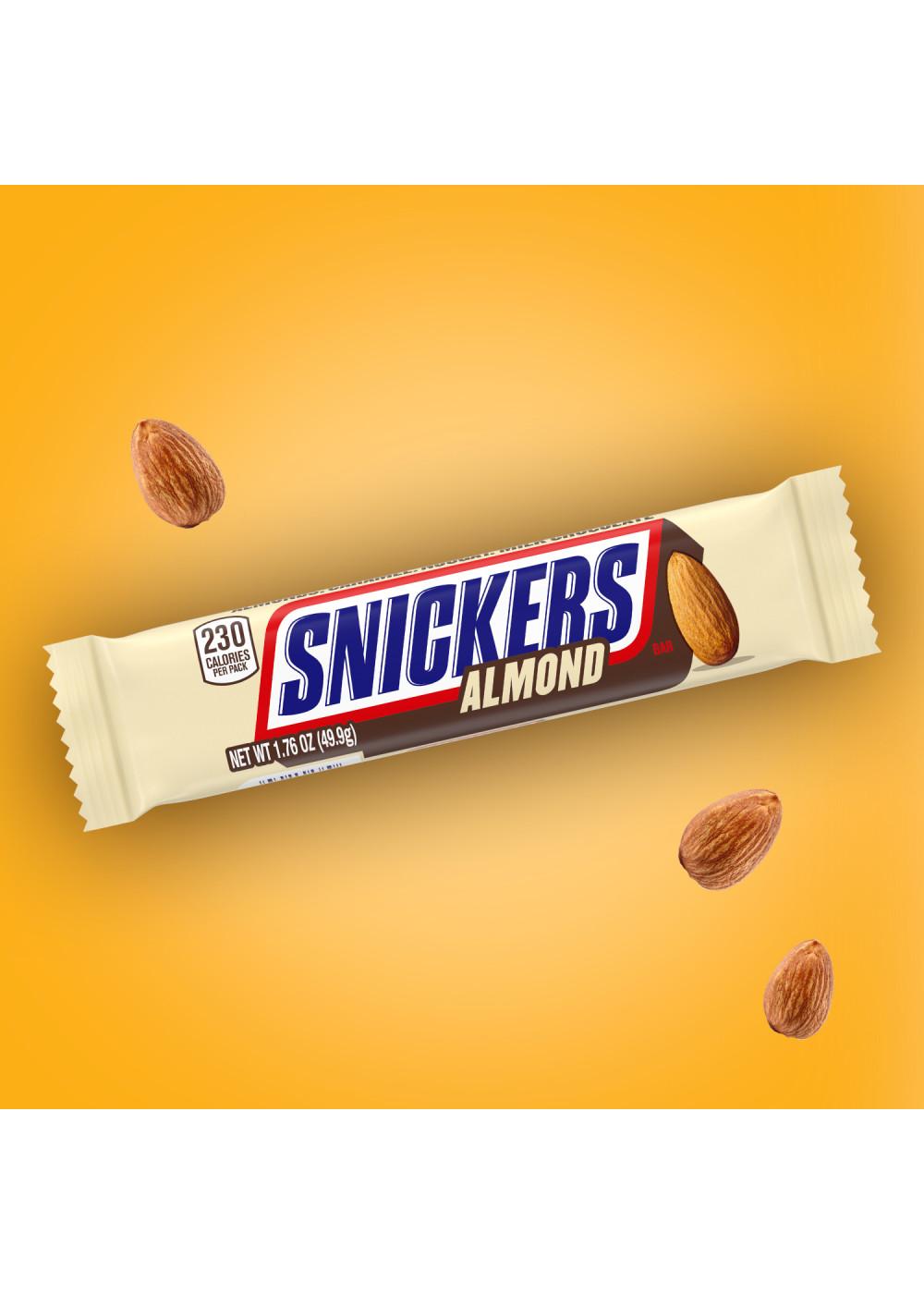 Snickers Almond Chocolate Single Size Candy Bar; image 6 of 7