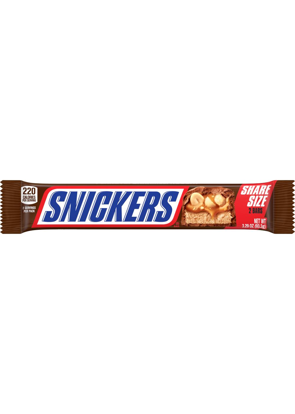 Snickers Milk Chocolate Candy Bar - Share Size - Shop Candy at H-E-B