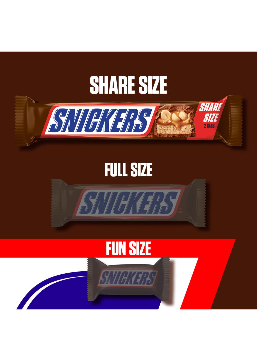 Snickers Milk Chocolate Candy Bars - Share Size; image 4 of 8
