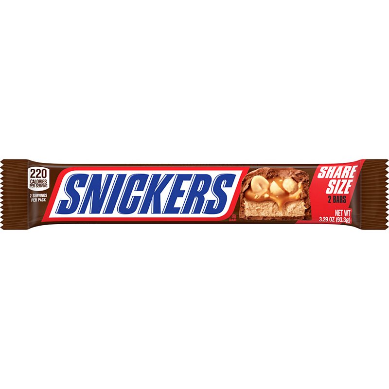 Snickers 2-Piece Milk Chocolate King Size Candy Bar - Shop Snacks ...