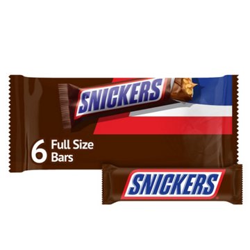 Snickers Full Size Milk Chocolate Candy Bars