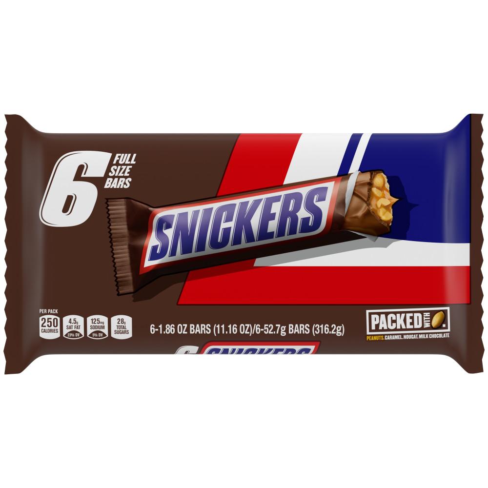 Snickers Full Size Chocolate Candy Bars - Shop Candy at H-E-B