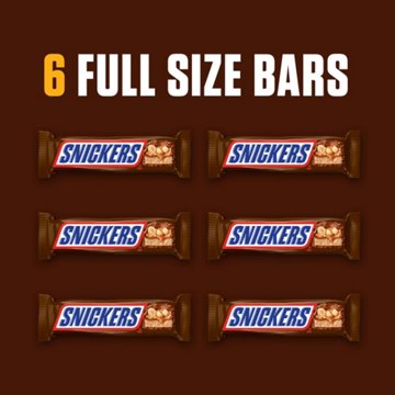 Snickers Full Size Milk Chocolate Candy Bars