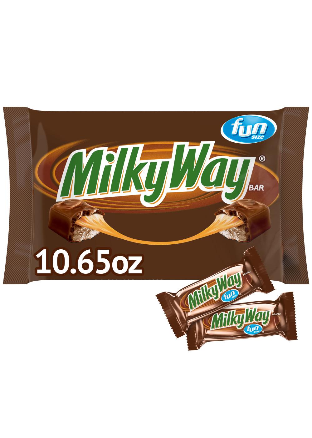 Milky Way Fun Size Chocolate Candy Bars; image 1 of 10