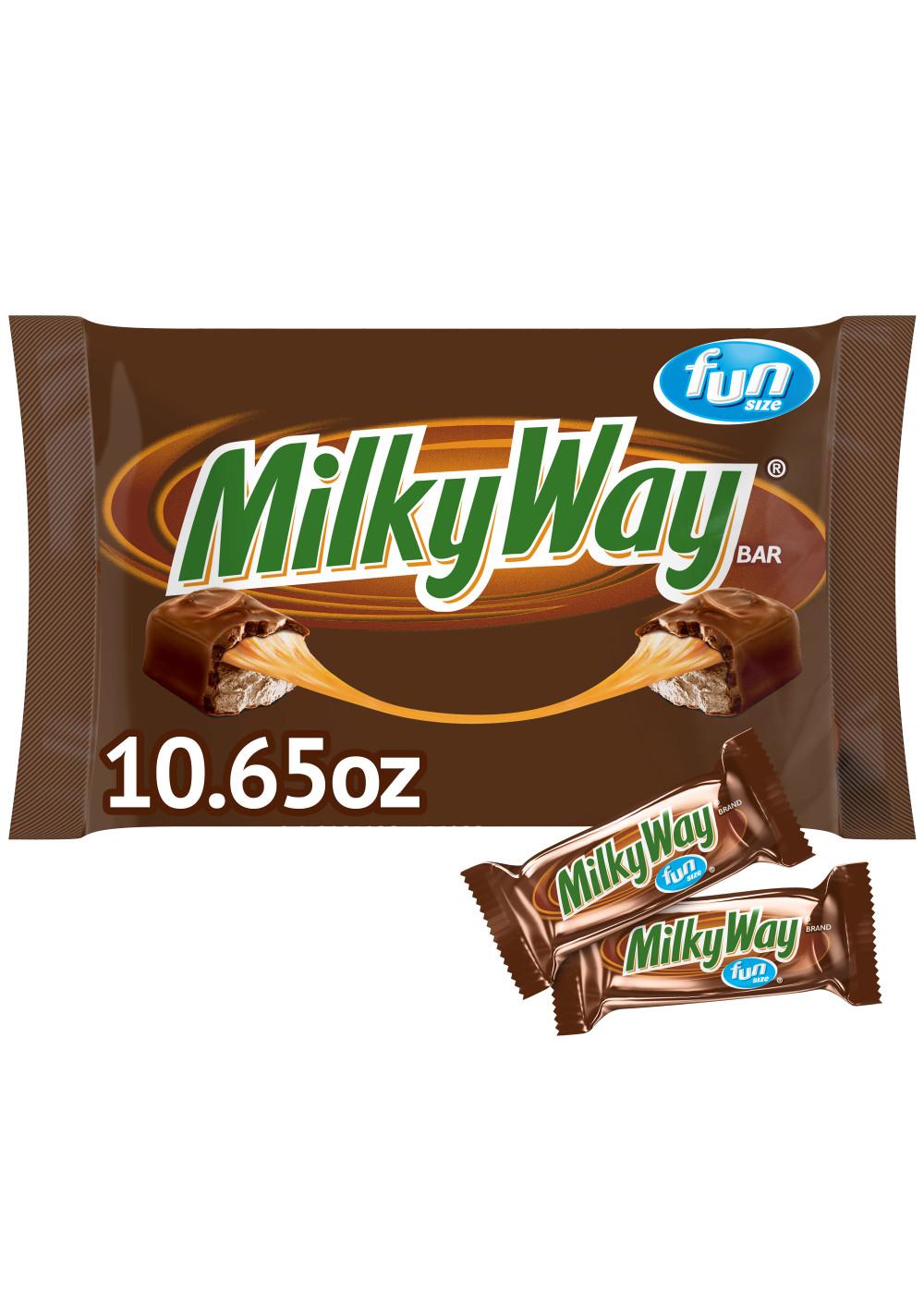 Milky Way Milk Chocolate Fun Size Candy Bars; image 2 of 7