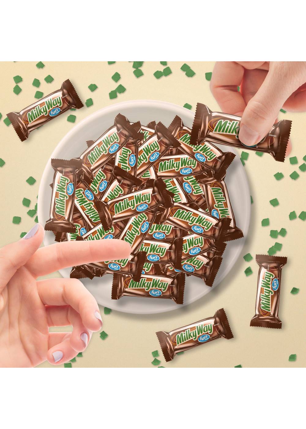 Milky Way Milk Chocolate Fun Size Candy Bars; image 3 of 7