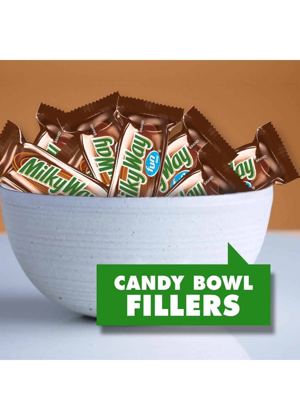 Milky Way Fun Size Chocolate Candy Bars; image 6 of 10