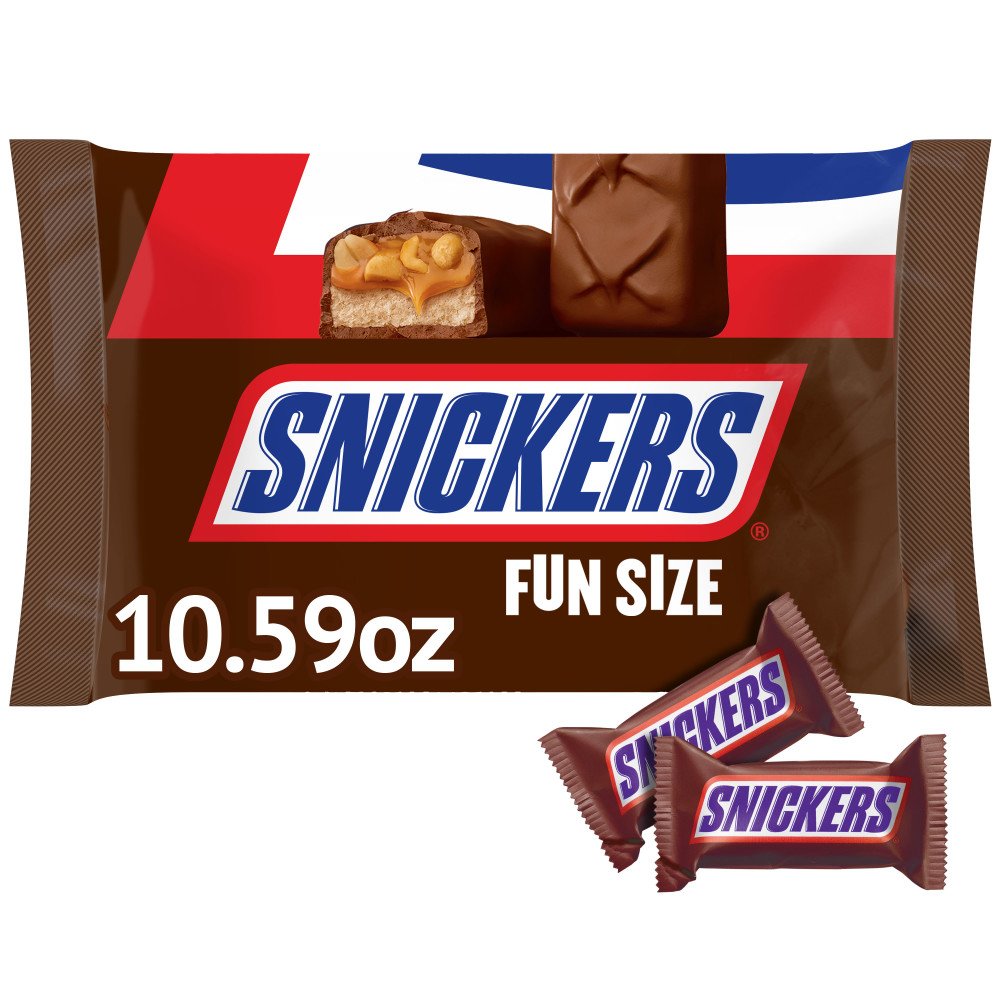 Snickers Chocolate Fun Size Candy Bars Shop Candy at HEB