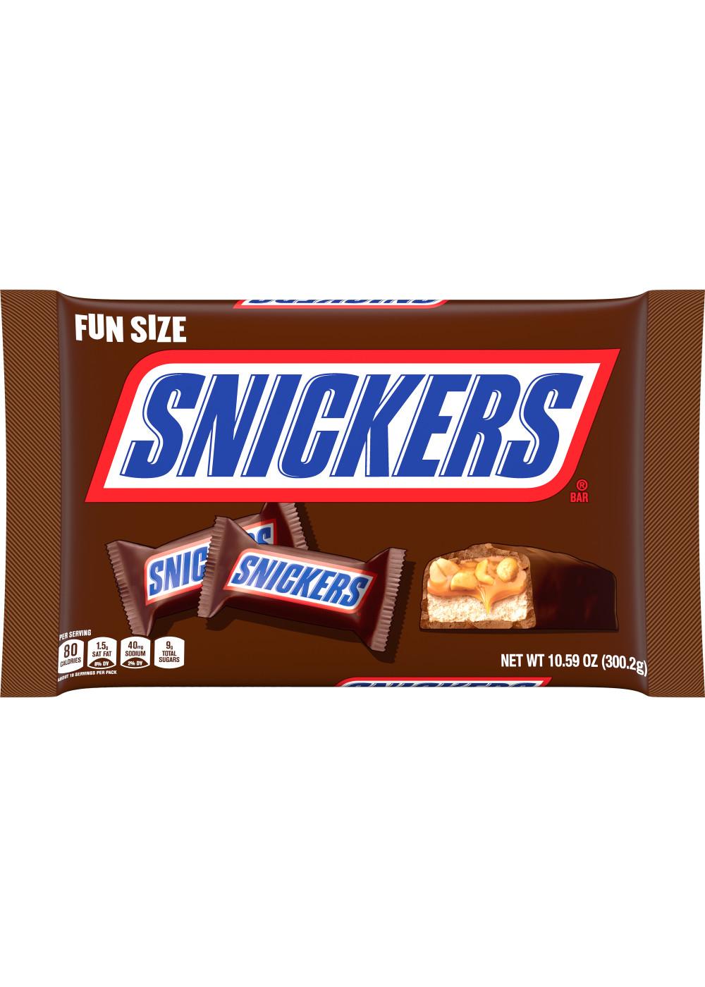 Snickers Fun Size Chocolate Candy Bars - Shop Candy at H-E-B