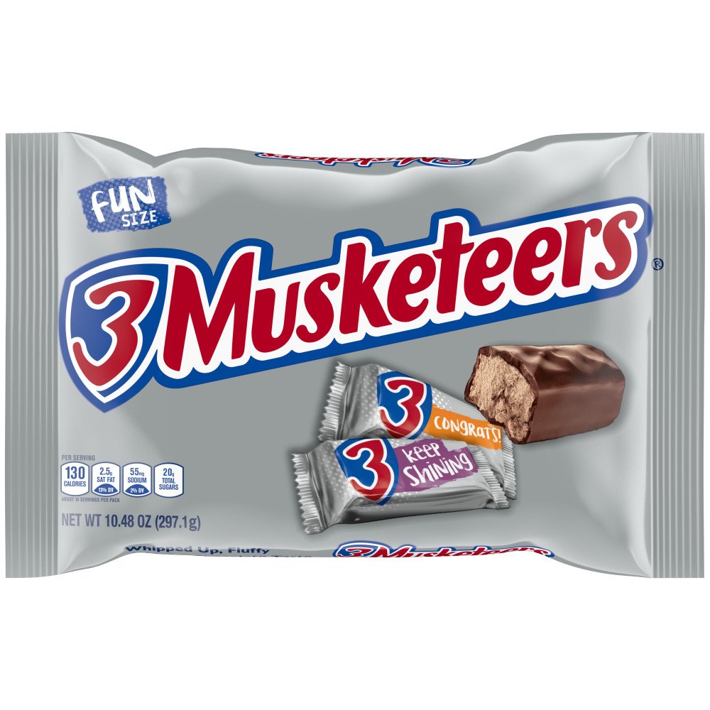 3 Musketeers Fun Size Candy Bars Shop Candy At H E B 