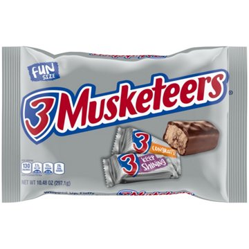 3 Musketeers Milk Chocolate Fun Size Candy Bars