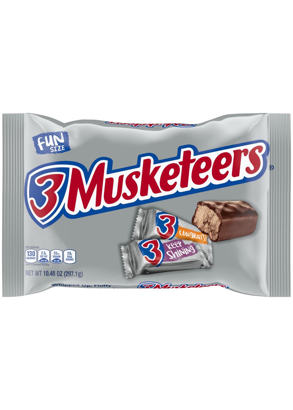 3 Musketeers Fun Size Candy Bars; image 1 of 10