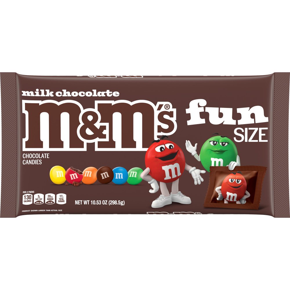 M&M'S Fun Size Milk Chocolate Halloween Candy Shop Candy at HEB