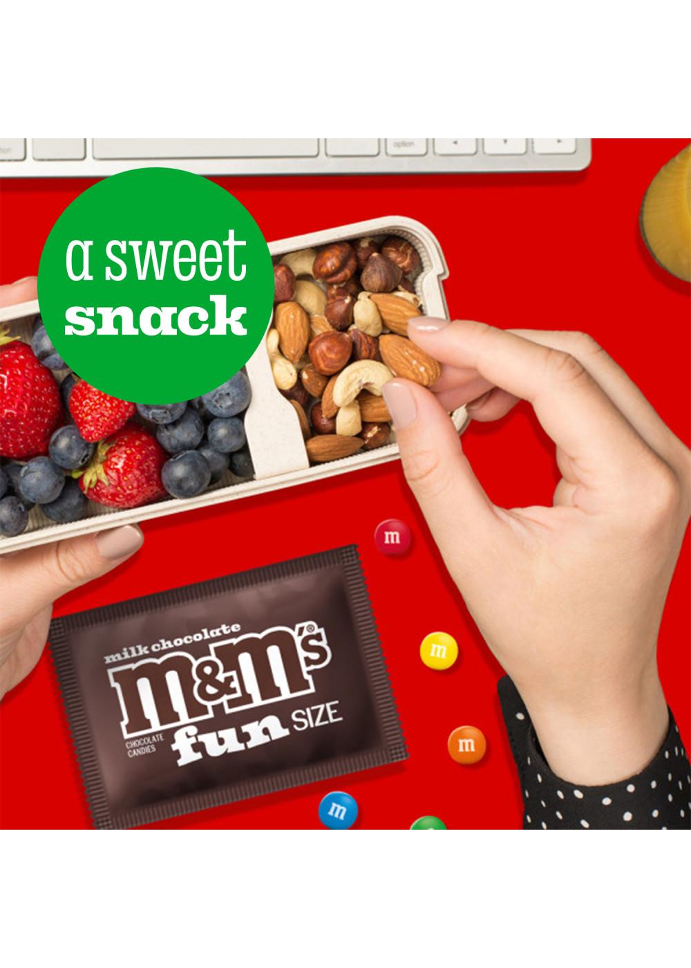 M&M'S Milk Chocolate Fun Size Individually Wrapped Candy; image 4 of 7