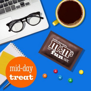 M&M'S Milk Chocolate Fun Size Individually Wrapped Candy