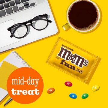 M&M'S Peanut Milk Chocolate Fun Size Candy