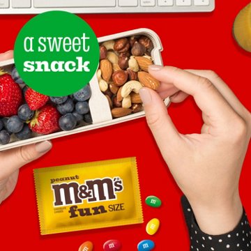 M&M'S Peanut Milk Chocolate Fun Size Candy