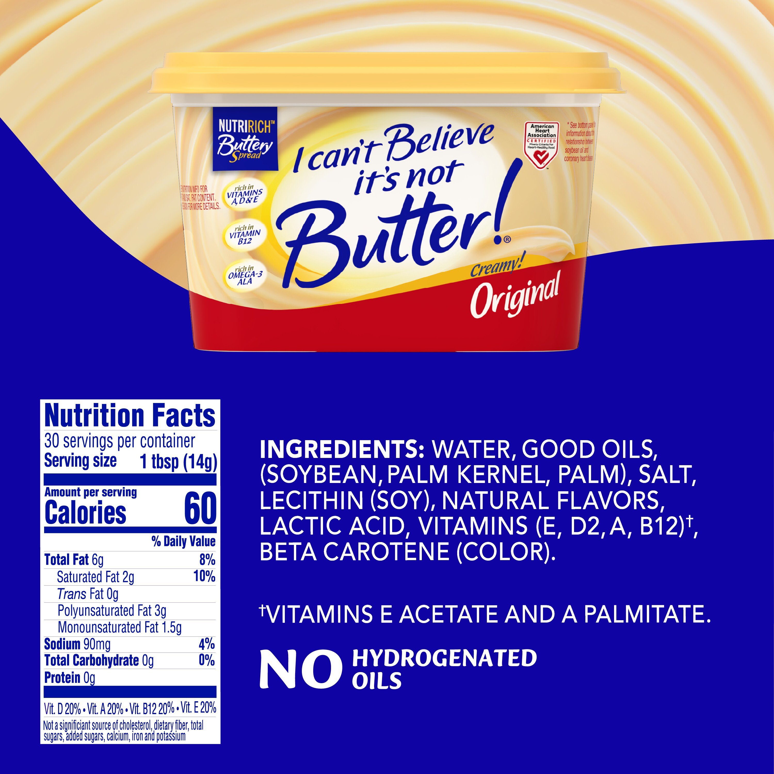 I Can't Believe It's Not Butter! Original Spread - Shop Butter