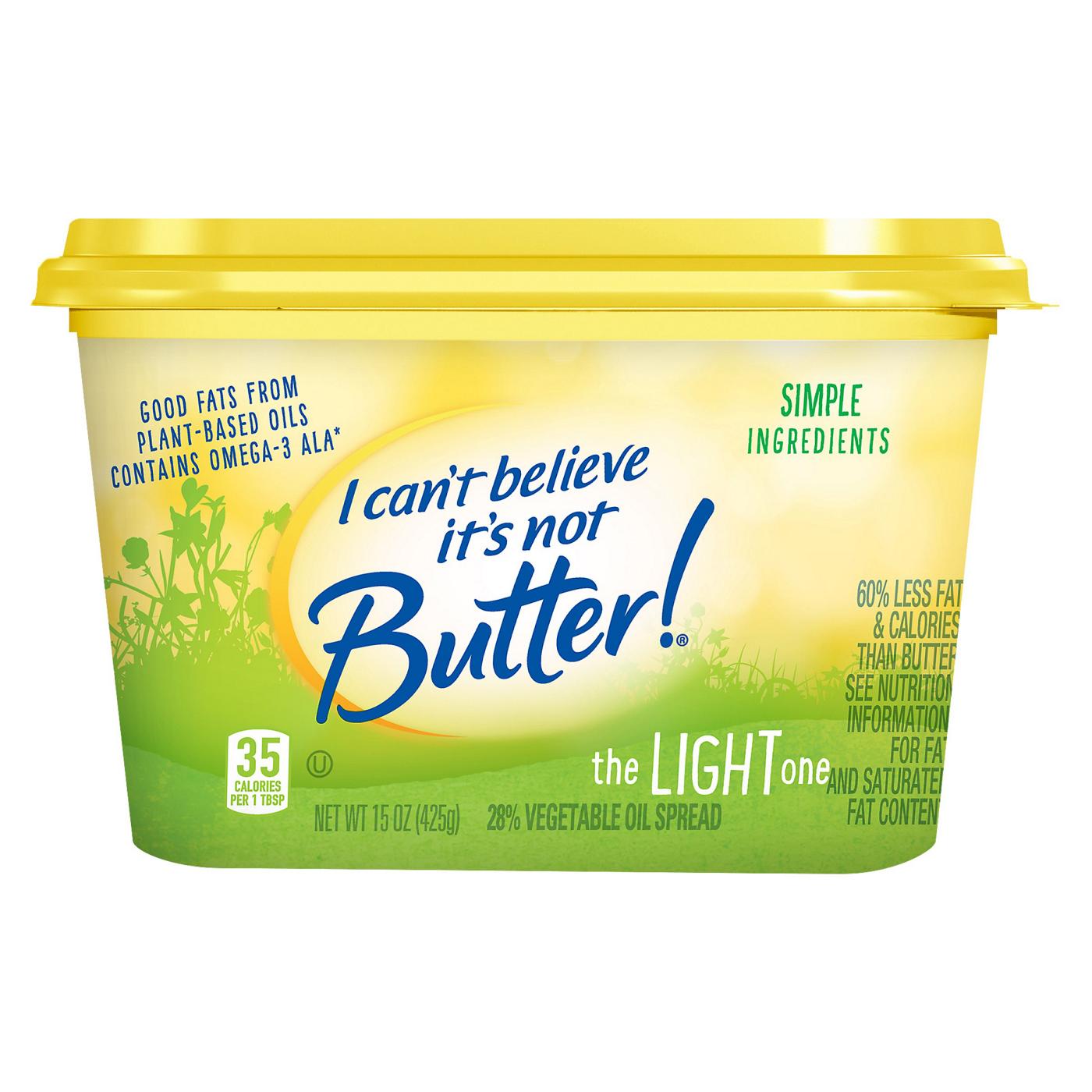 I Can't Believe It's Not Butter! Light Spread; image 1 of 9