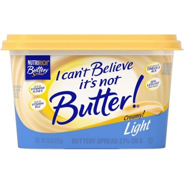 I Can't Believe It's Not Butter! Light Spread, 15 oz