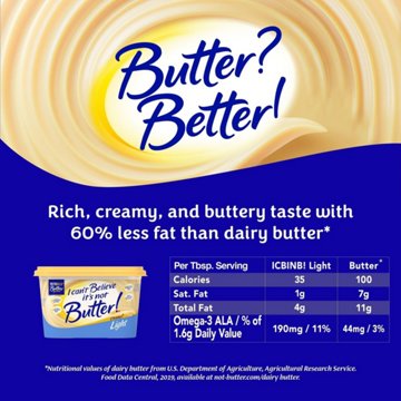 I Can't Believe It's Not Butter! Light Spread, 15 oz