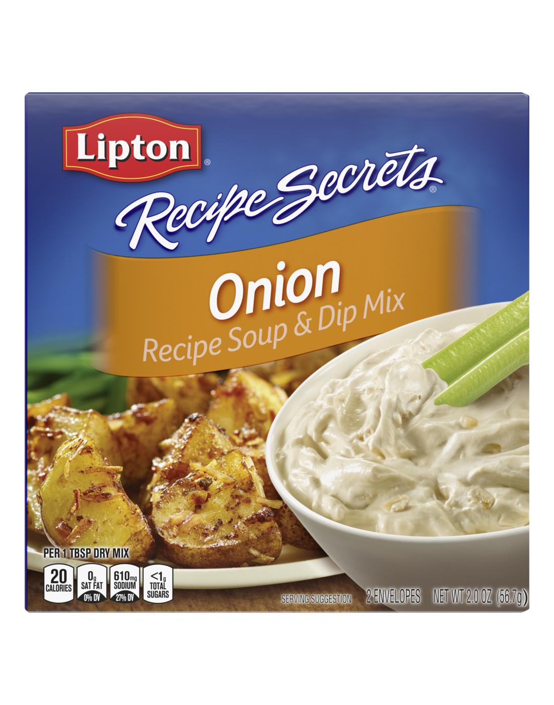 Lipton Recipe Secrets Soup and Dip Mix Onion; image 1 of 7