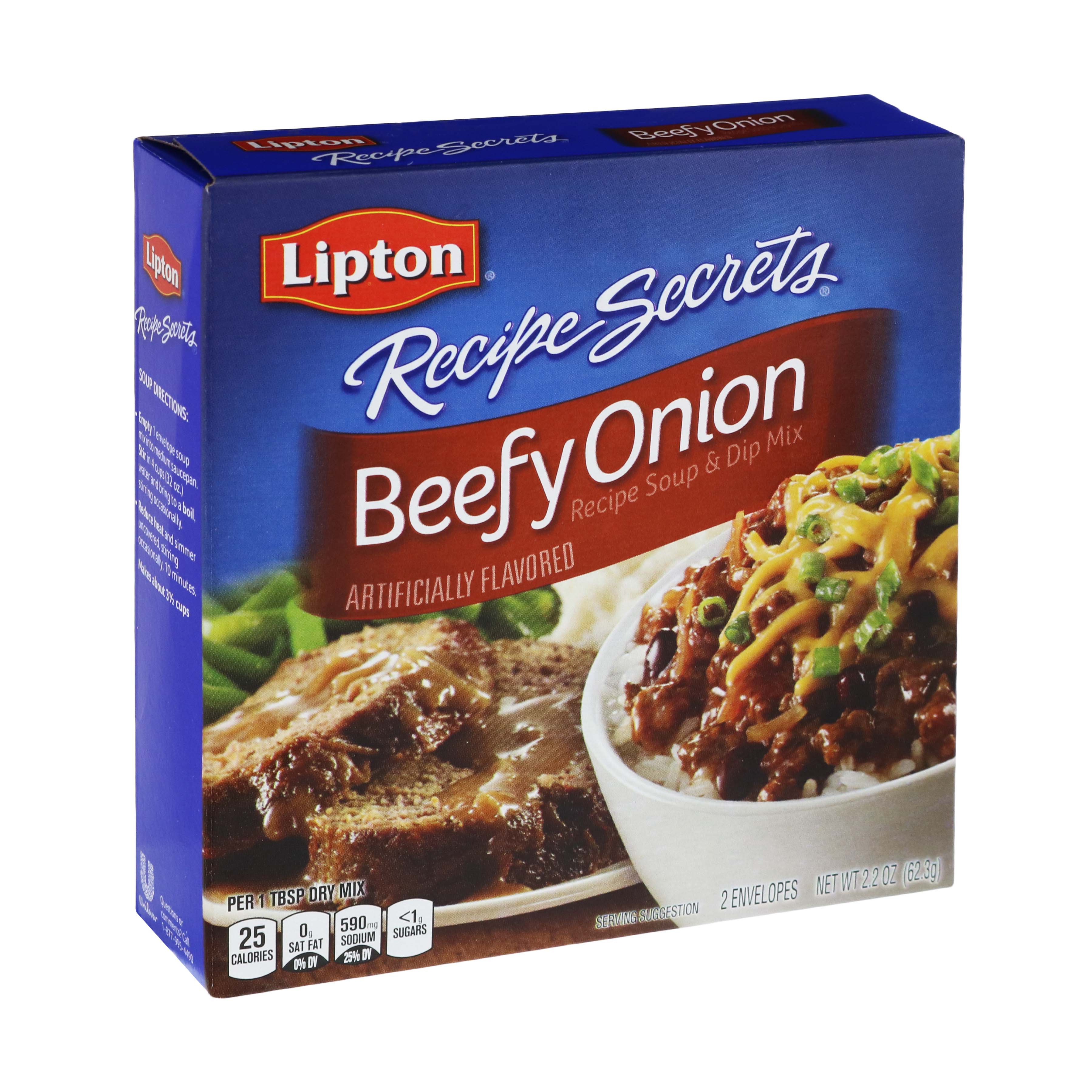 Lipton Recipe Secrets Soup And Dip Mix Beefy Onion Shop Soups Chili At H E B