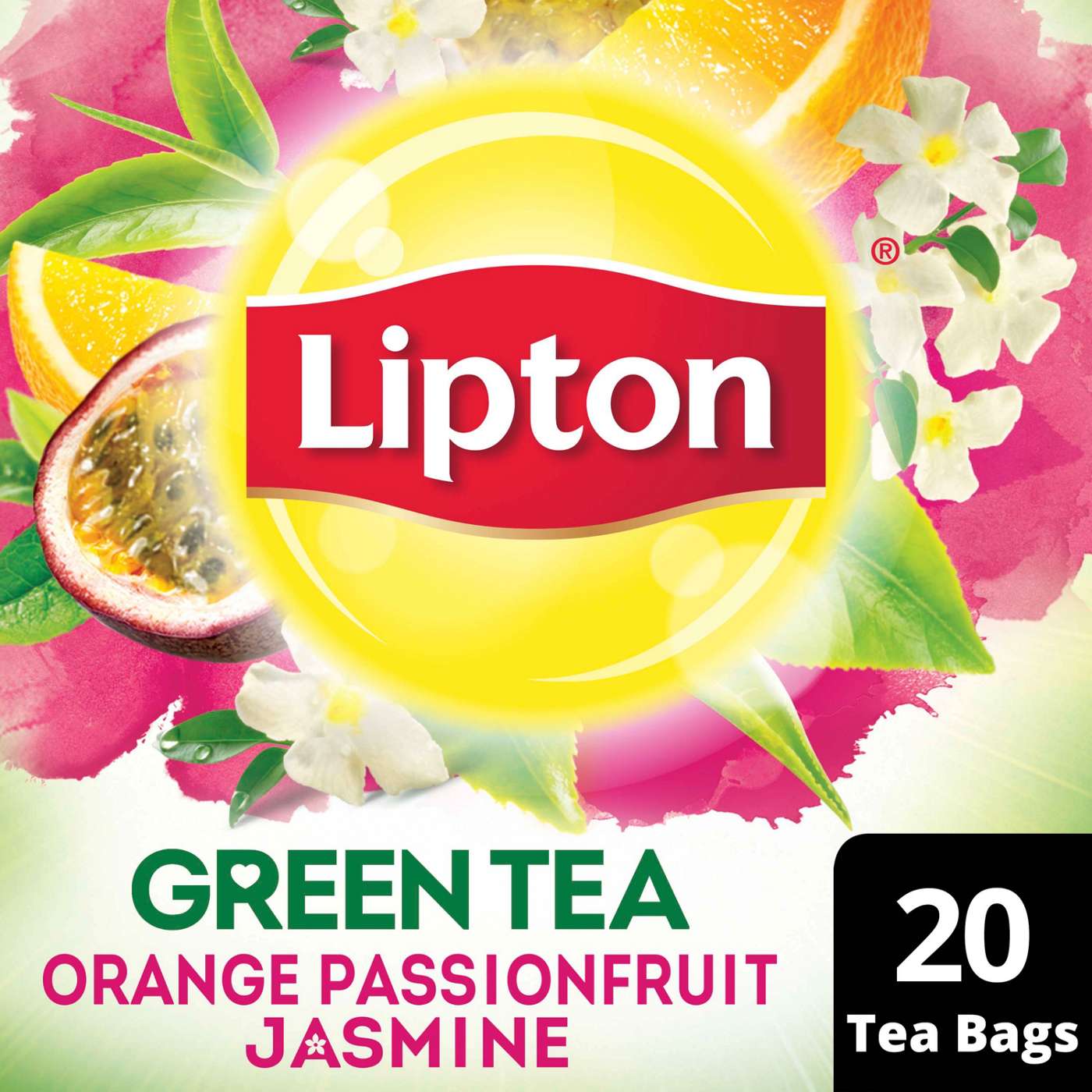 Lipton Orange Passionfruit Jasmine Green Tea Bags Shop Tea at HEB