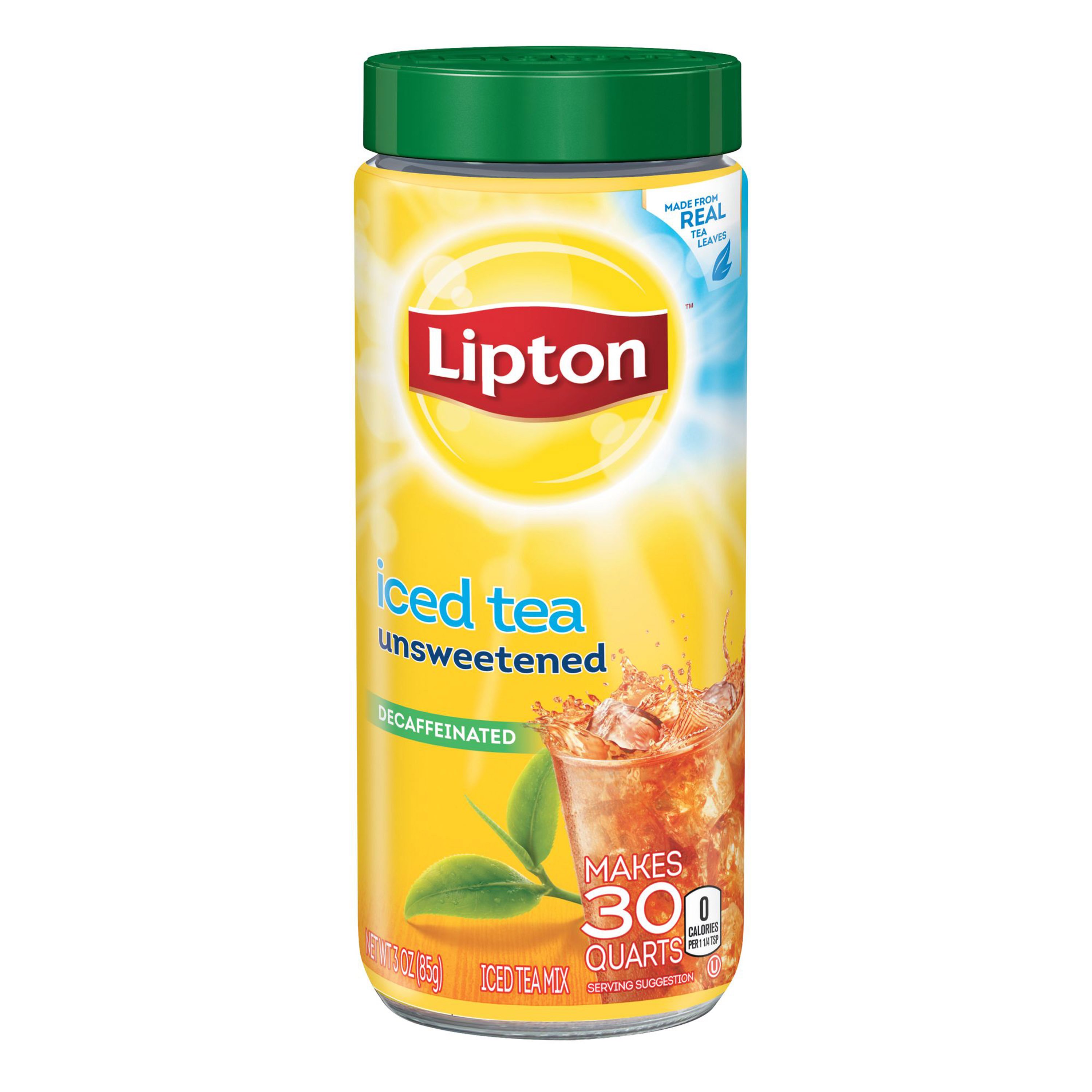 Lipton Decaffeinated Unsweetened Instant Iced Tea Shop Tea At H E B