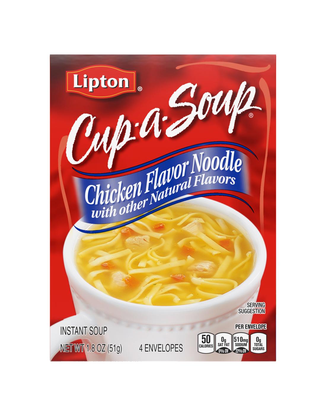 Lipton Cup-a-Soup Instant Soup Mix Chicken Noodle with Meat; image 1 of 4