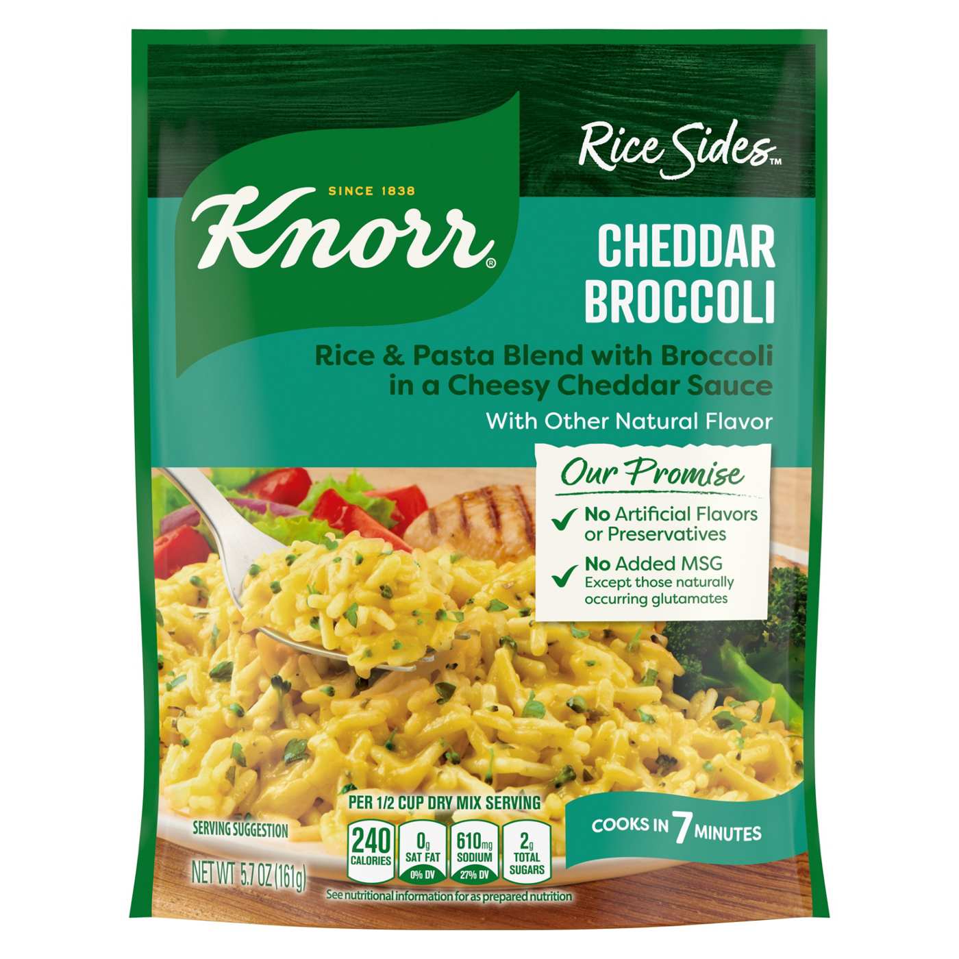 Knorr Rice Sides Cheddar Broccoli Rice; image 1 of 8