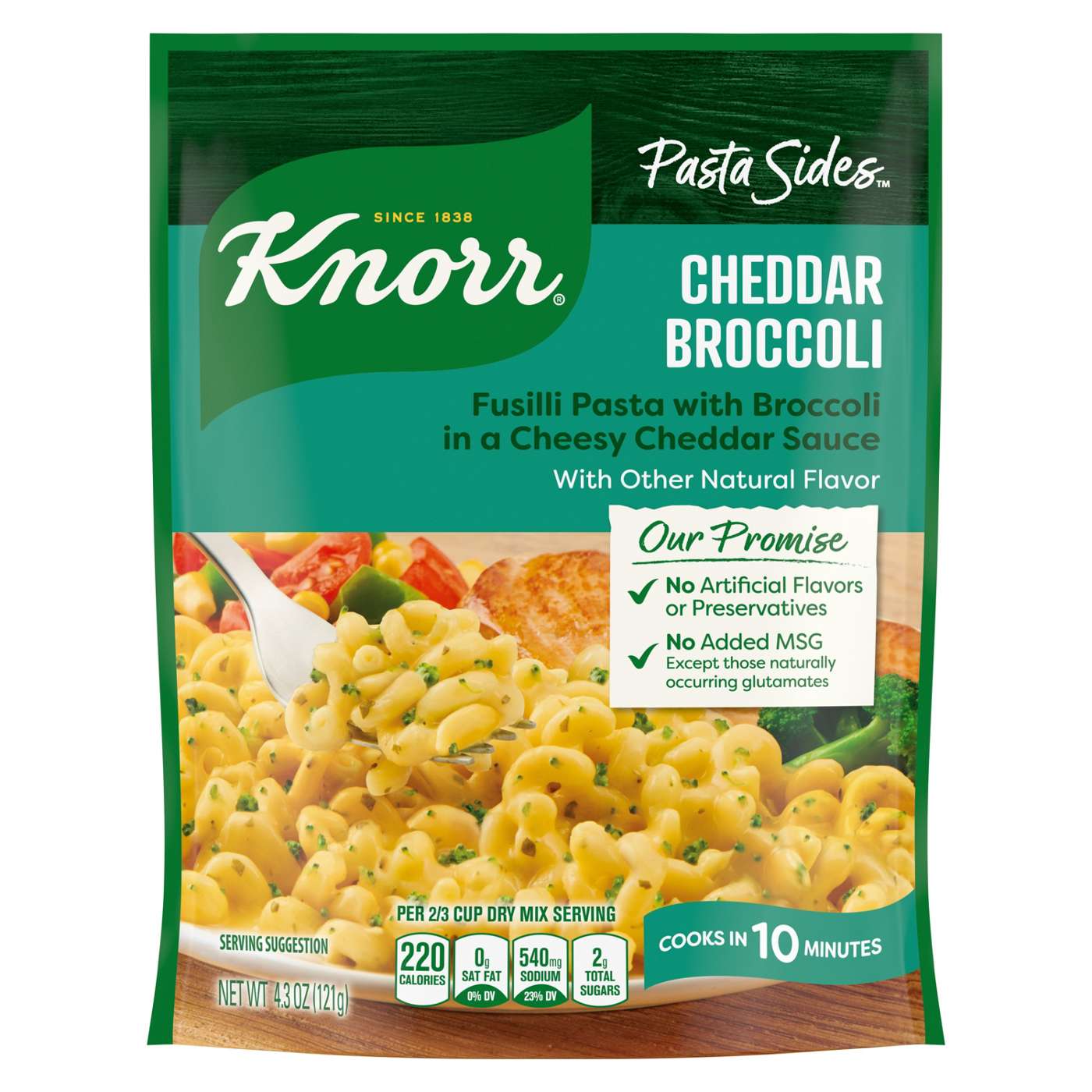 Knorr Pasta Sides Cheddar Broccoli Fusilli; image 1 of 9