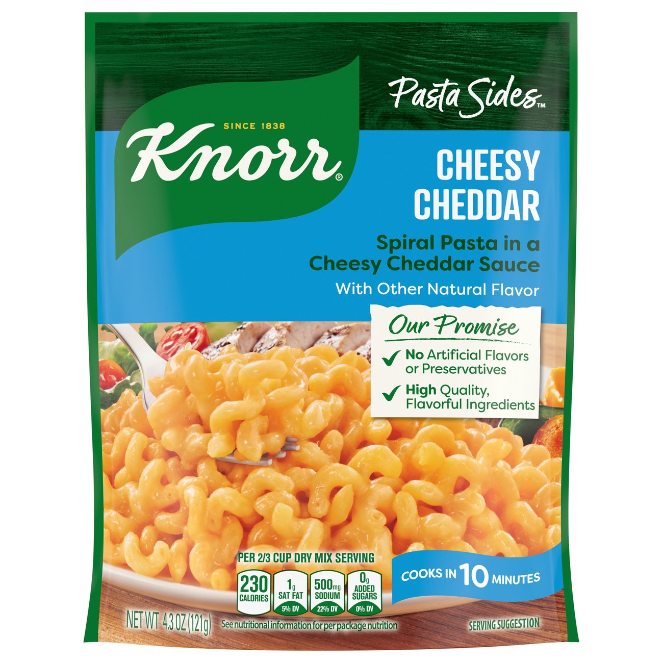 knorr-cheesy-cheddar-pasta-sides-shop-pantry-meals-at-h-e-b