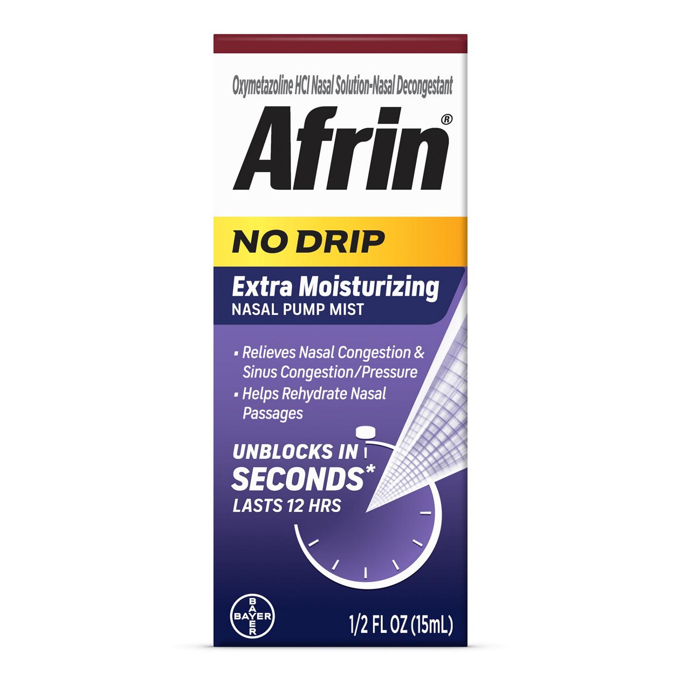 Afrin No Drip Extra Moisturizing Pump Mist; image 1 of 2