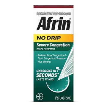 Afrin No Drip Severe Congestion Pump Mist